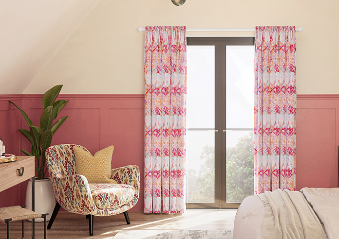 Faded Glamour, Fairground Stripe - Made To Measure Curtains - Image 3